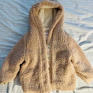 Cat & Jack Cream Sherpa Jacket